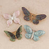 SET OF 4 HAND-ENAMELED BUTTERFLY PINS
