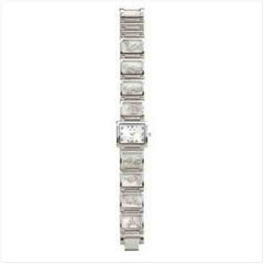 DOLPHIN CHARM SILVER LINK WATCH
