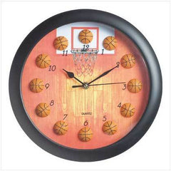 BASKETBALL DESIGN WALL CLOCK