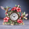 PORCELAIN HUMMINGBIRD CLOCK