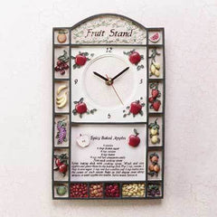FRUIT-THEMED WALL CLOCK